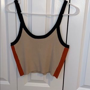 Ribbed crop top